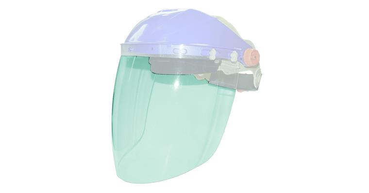 Face shield MAX F-200 visor clear for head mount art.-no. 1093009 550